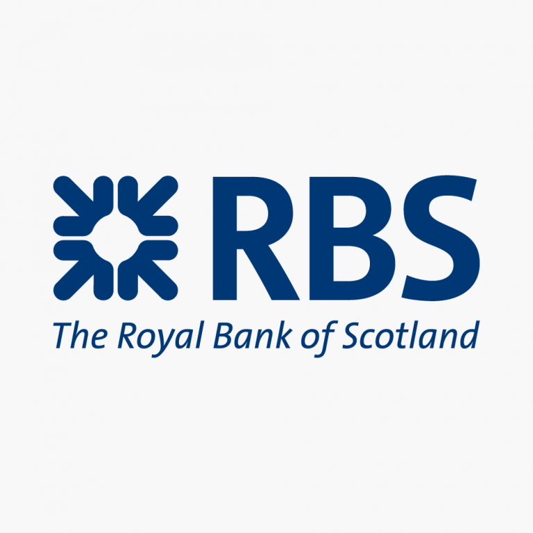 Royal Bank of Scotland. RBS. Royal Bank of Scotland logo. Значок RBS.